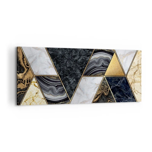 Lærredstryk - Billede på lærred - Sten for sten - 120x50 cm