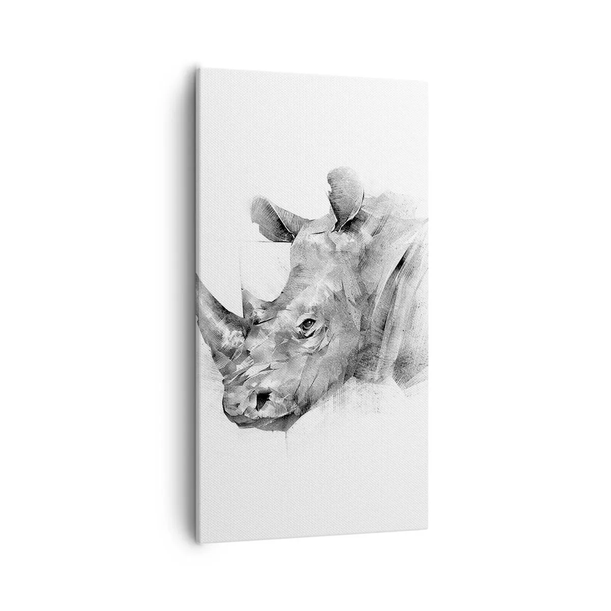 Lærredstryk - Billede på lærred - Afrikansk portræt - 55x100 cm