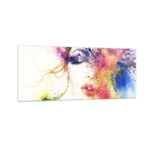 Billede på glas - Regnbue svimmelhed - 100x40 cm