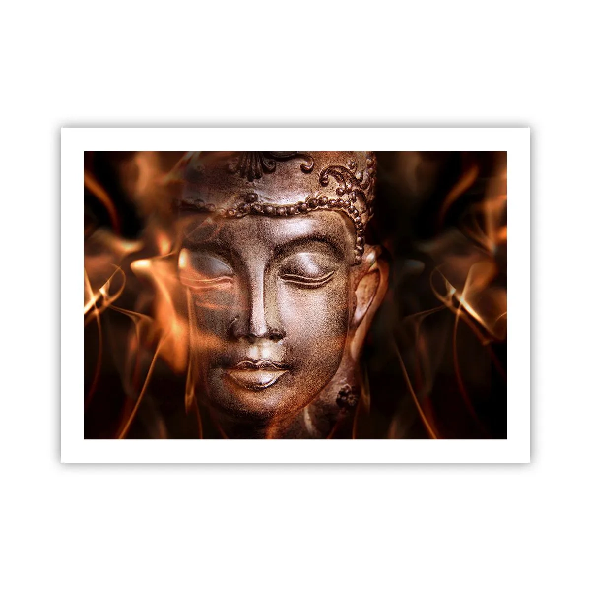 Plakat - Den eksisterer kun her og nu - 70x50 cm