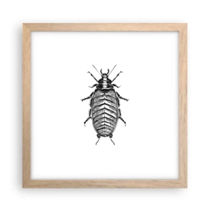 Plakat i ramme af lyst egetræ - Sikke et eksemplar! - 30x30 cm