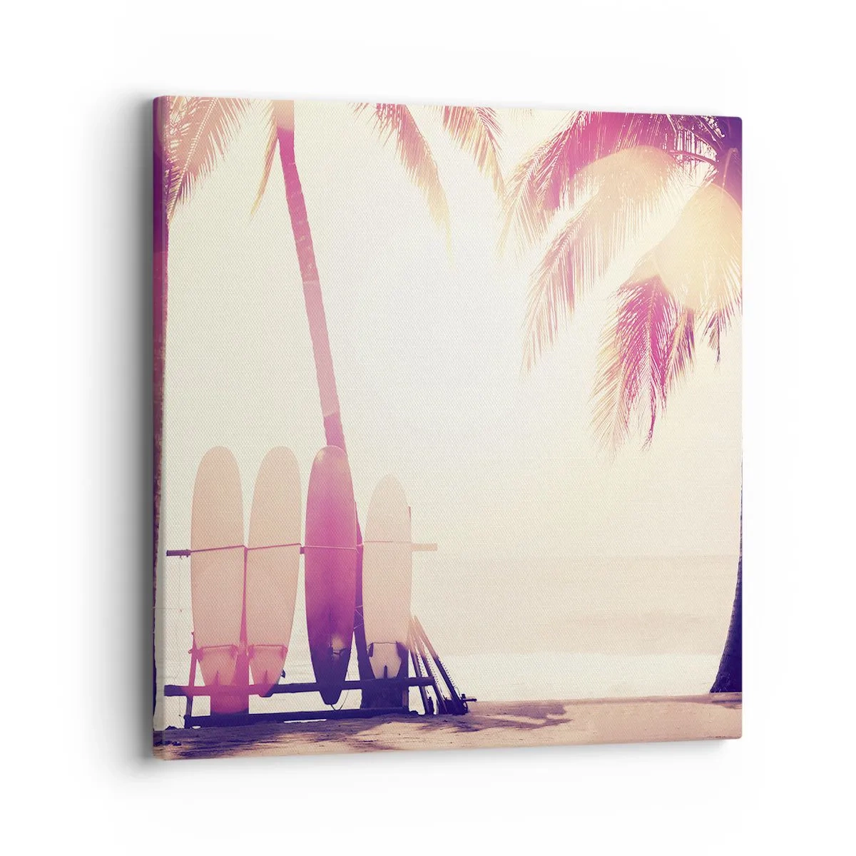 Lærredstryk - Billede på lærred - Det bliver en fantastisk dag - 40x40 cm