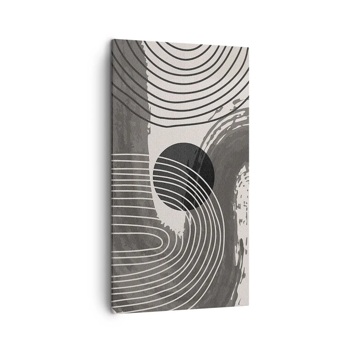 Lærredstryk - Billede på lærred - Oval vinder - 45x80 cm