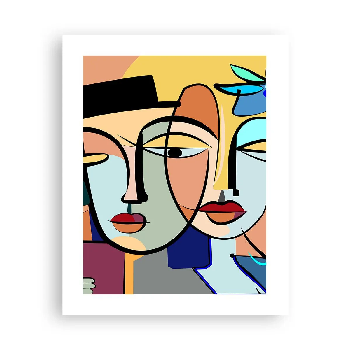 Plakat - Picassos randez vous - 40x50 cm