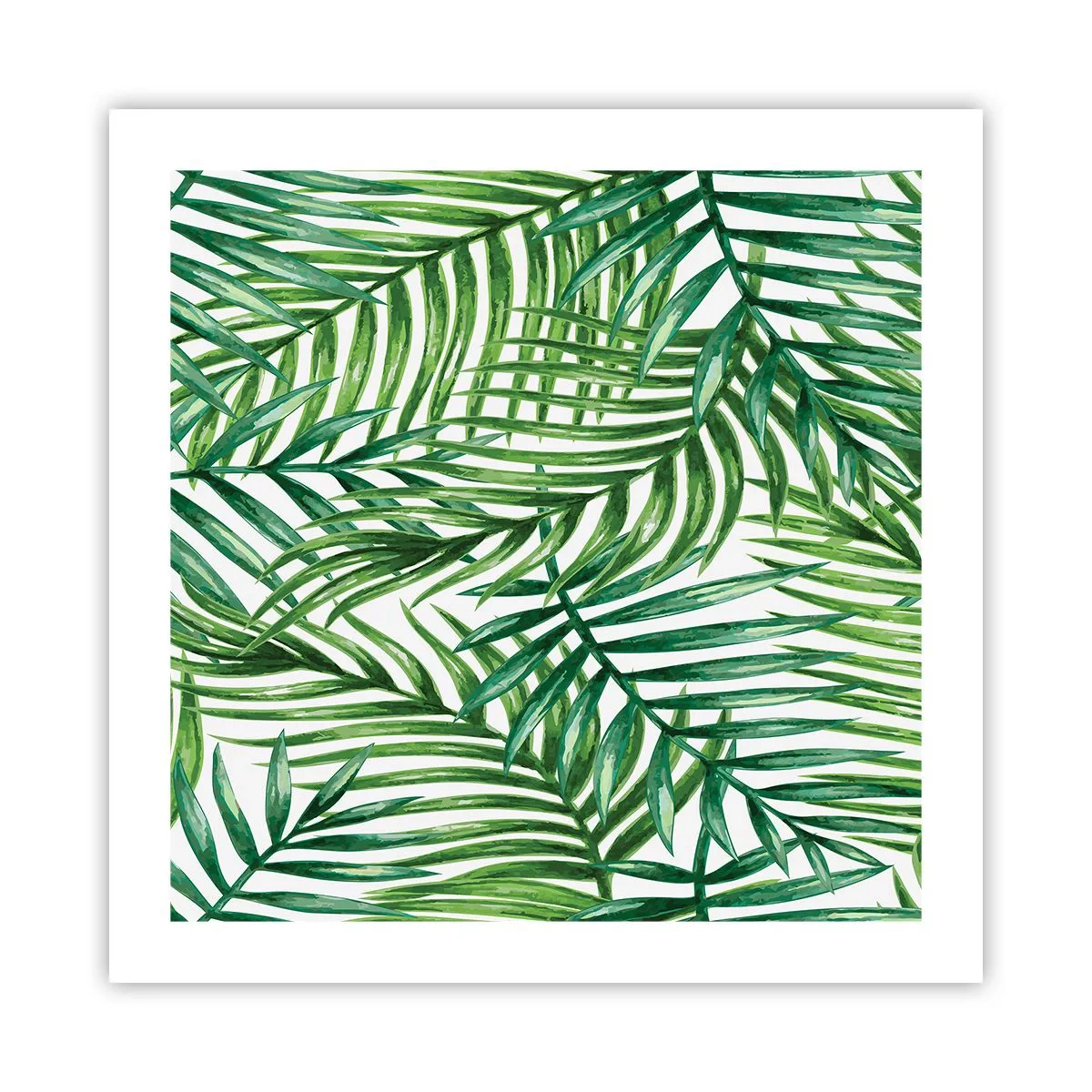 Plakat - Under det grønne baldakin - 50x50 cm