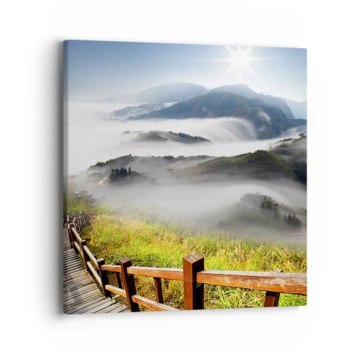 Lærredstryk - Billede på lærred - Vævet mod blænding og tåge - 40x40 cm