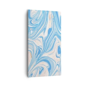 Lærredstryk - Billede på lærred - Marsk i turkis - 55x100 cm