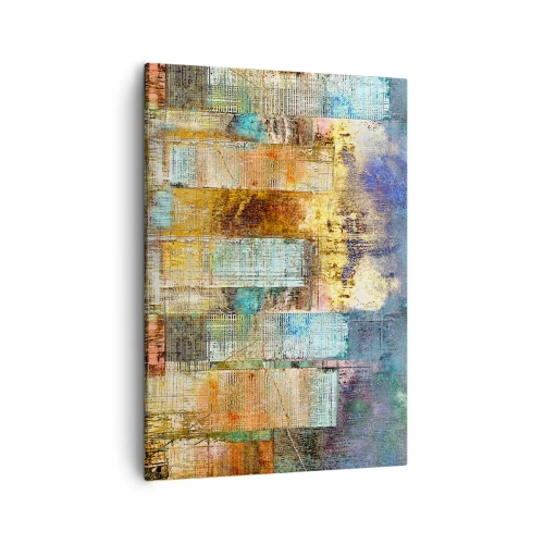 Lærredstryk - Billede på lærred - Solrig metropol - 50x70 cm