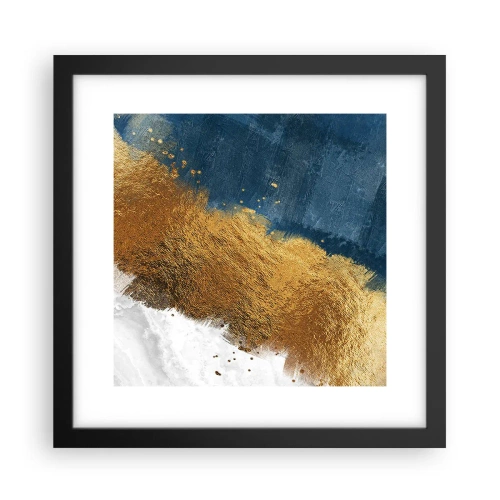 Plakat i sort ramme - Sommerens farver - 30x30 cm