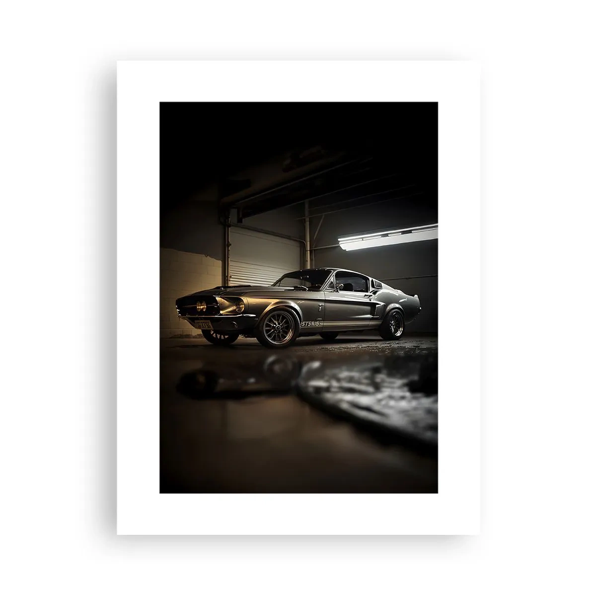 Plakat - Tilbage til fortiden - 30x40 cm