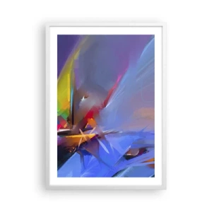 Plakat i hvid ramme - Propeller som en fugl - 50x70 cm