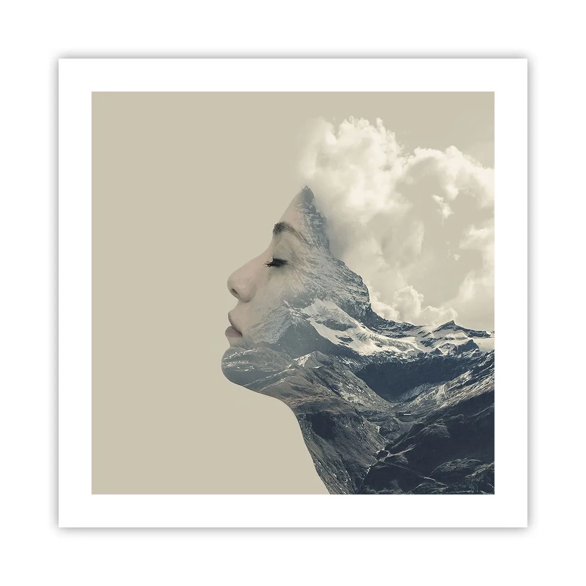 Plakat - Skønheden ved elementerne - 50x50 cm