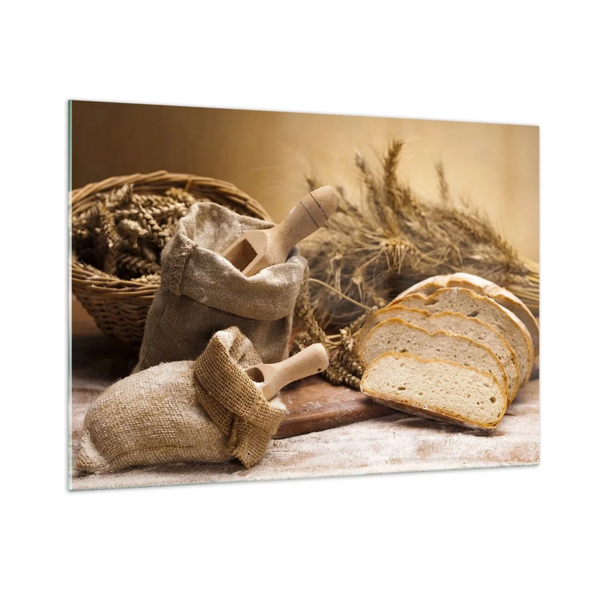 Billede på glas - Som skåret en kniv - 100x70 cm