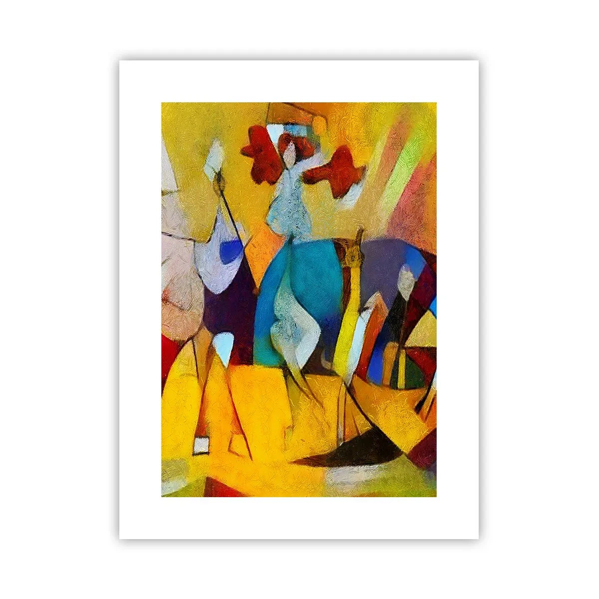 Plakat - Sol - liv - glæde - 30x40 cm