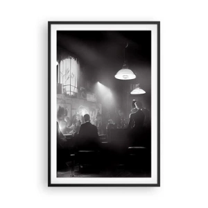 Plakat i sort ramme - I en jazzet stemning - 61x91 cm
