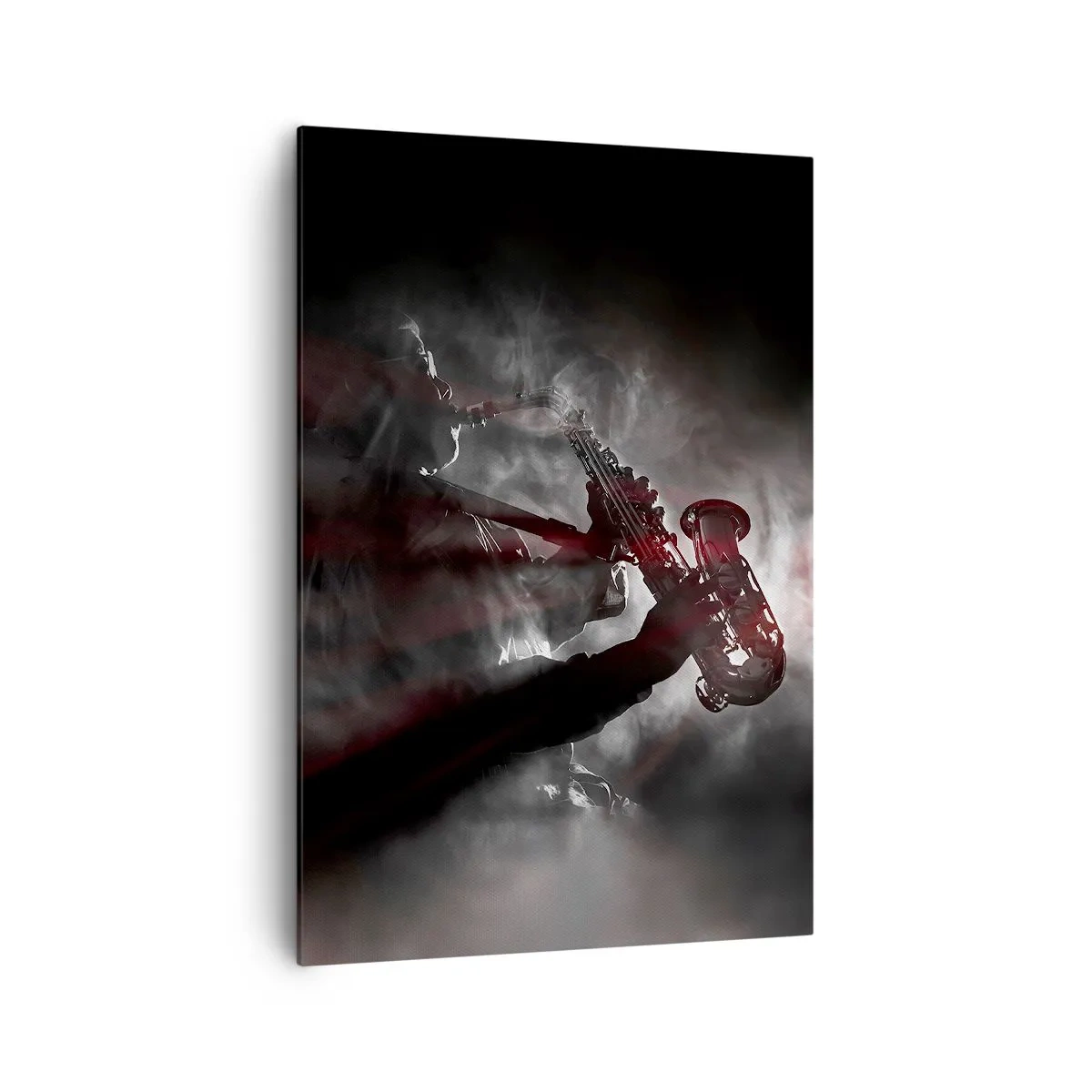 Lærredstryk - Billede på lærred - I jazzens dampe - 70x100 cm