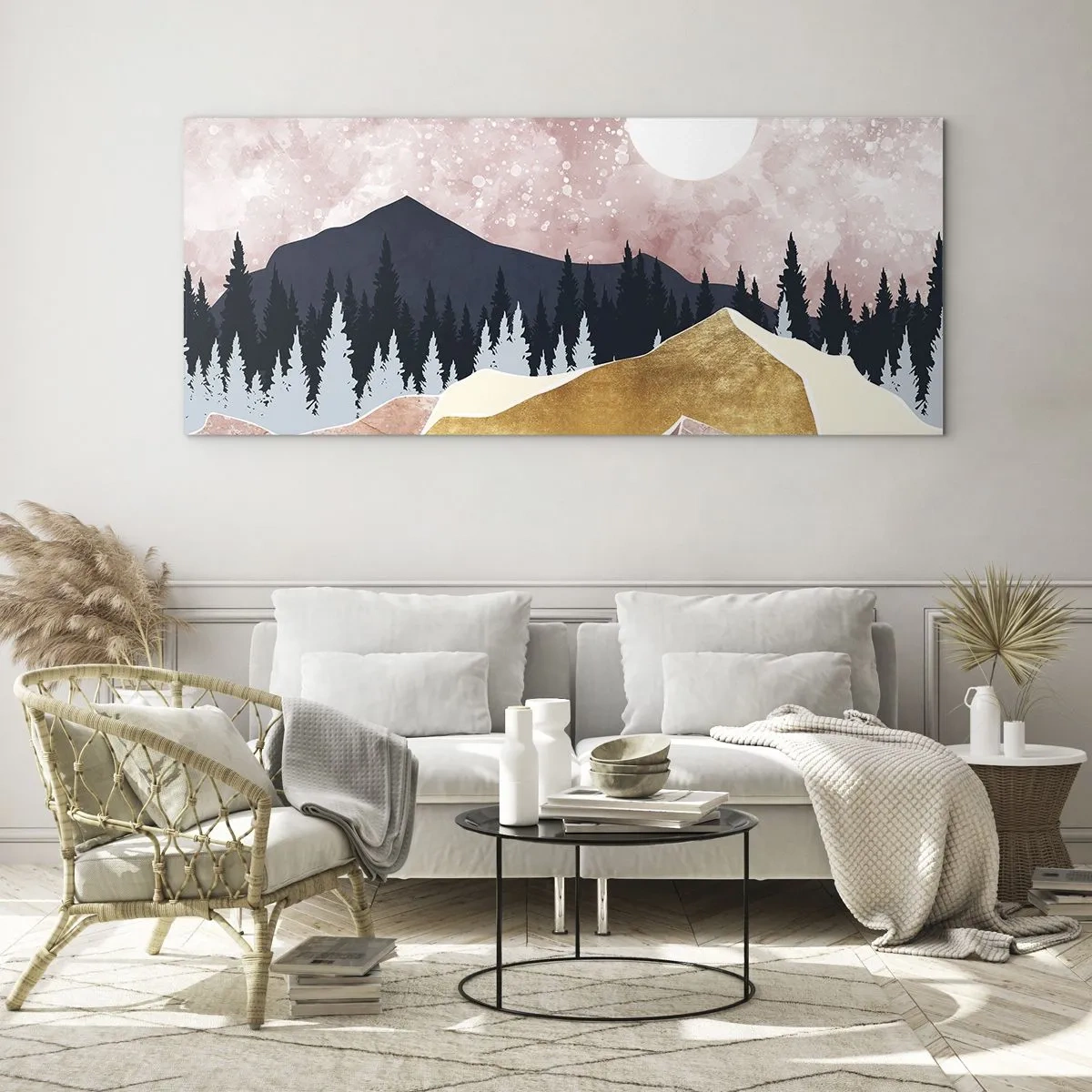 Billede på glas - Nattevagt - 120x50 cm
