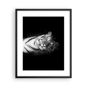Plakat i sort ramme - Vildskab og fred - 40x50 cm