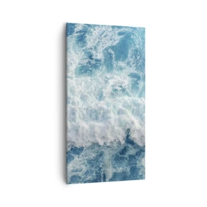 Lærredstryk - Billede på lærred - Glædeligt og i spring - 55x100 cm