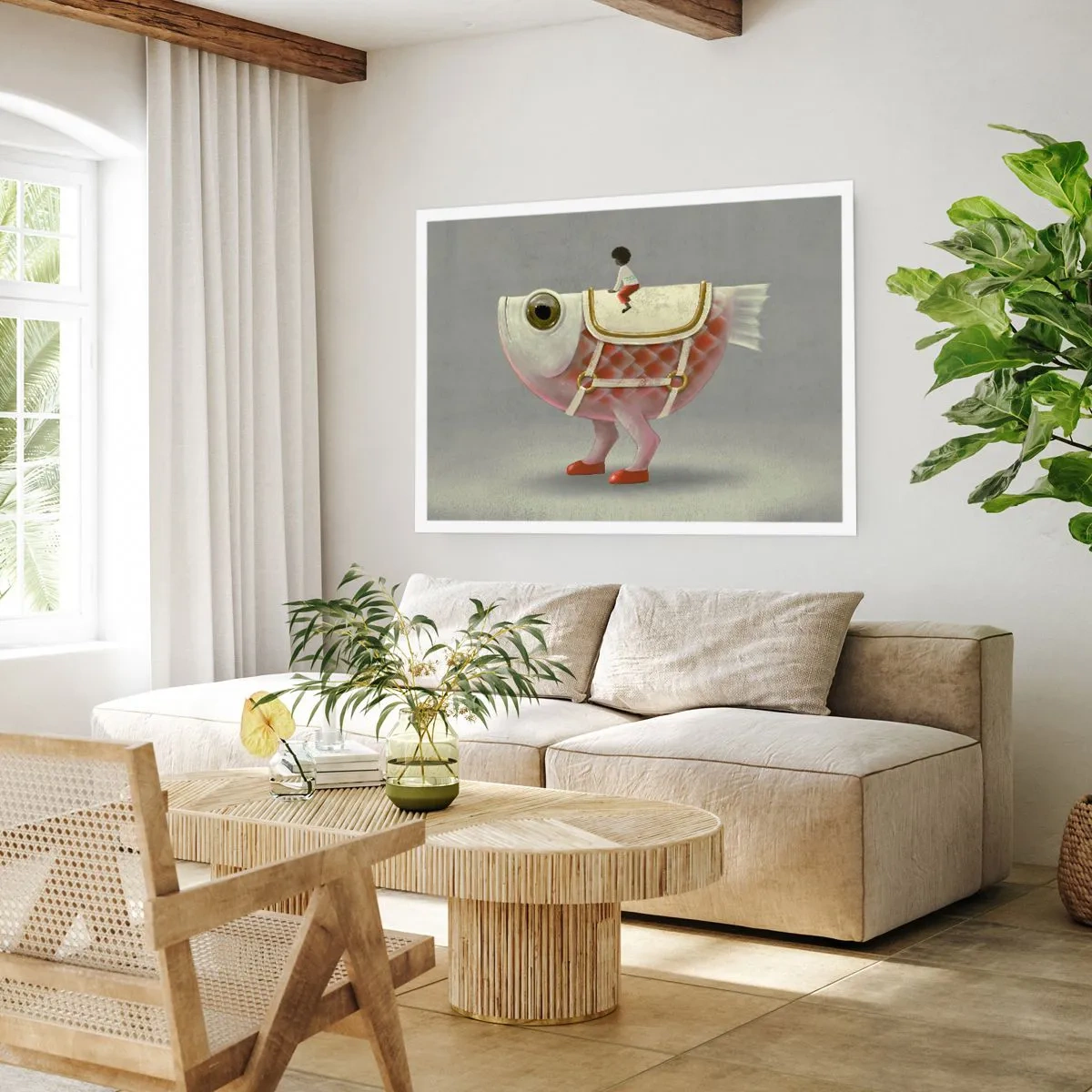 Plakat - Rybonski rytter - 50x40 cm