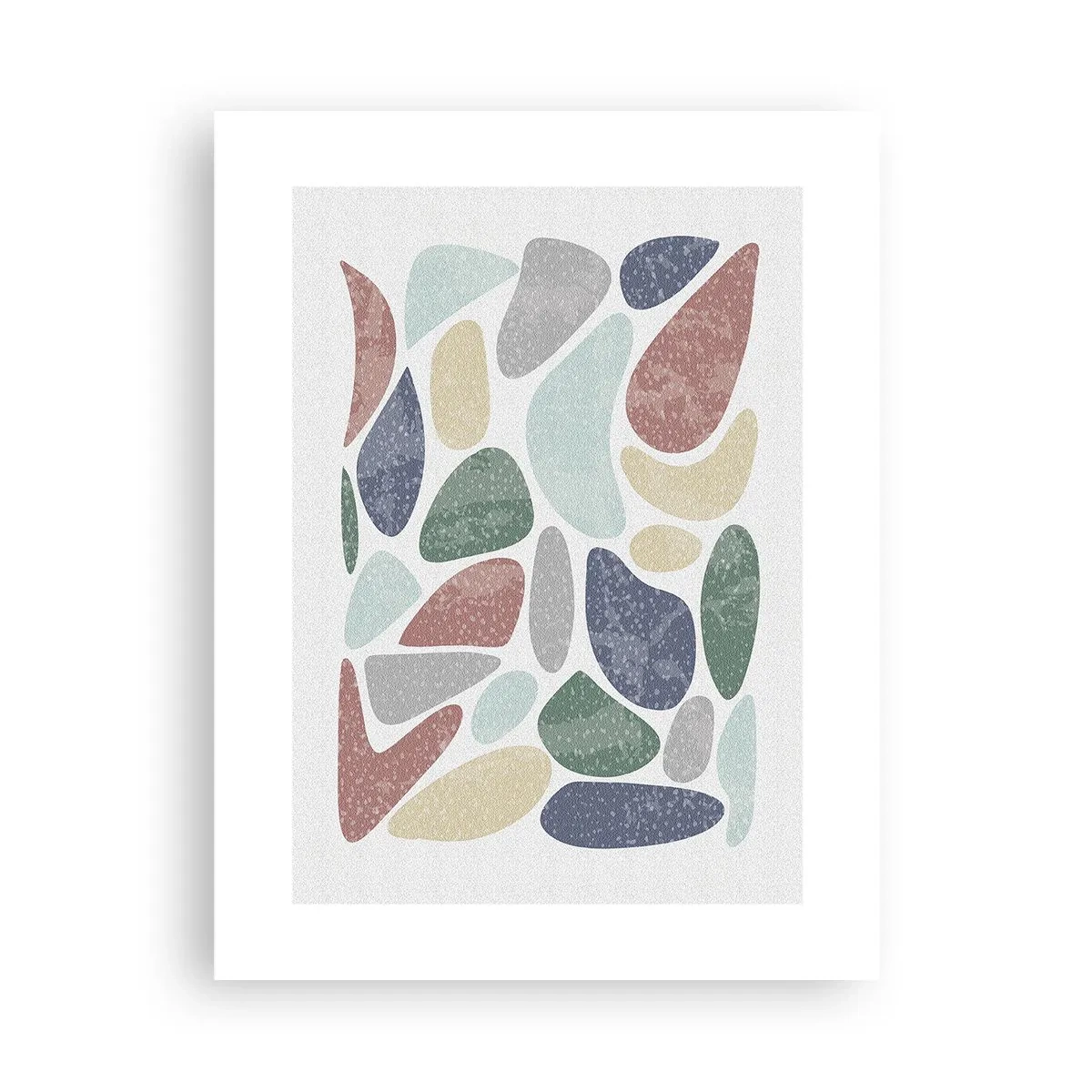 Plakat - Mosaik af pulveriserede farver - 30x40 cm