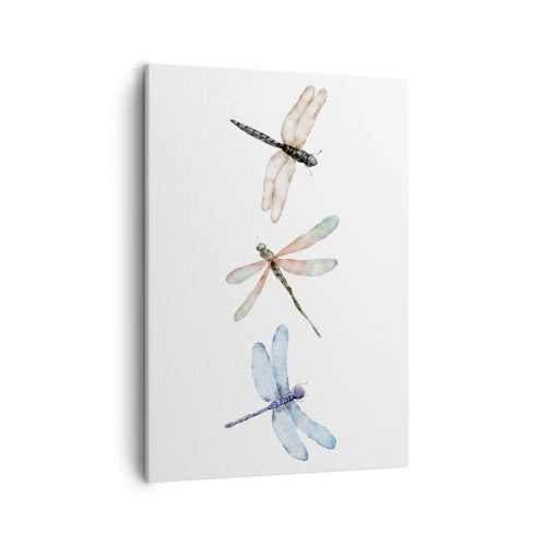 Lærredstryk - Billede på lærred - Vægtløse guldsmede - 50x70 cm