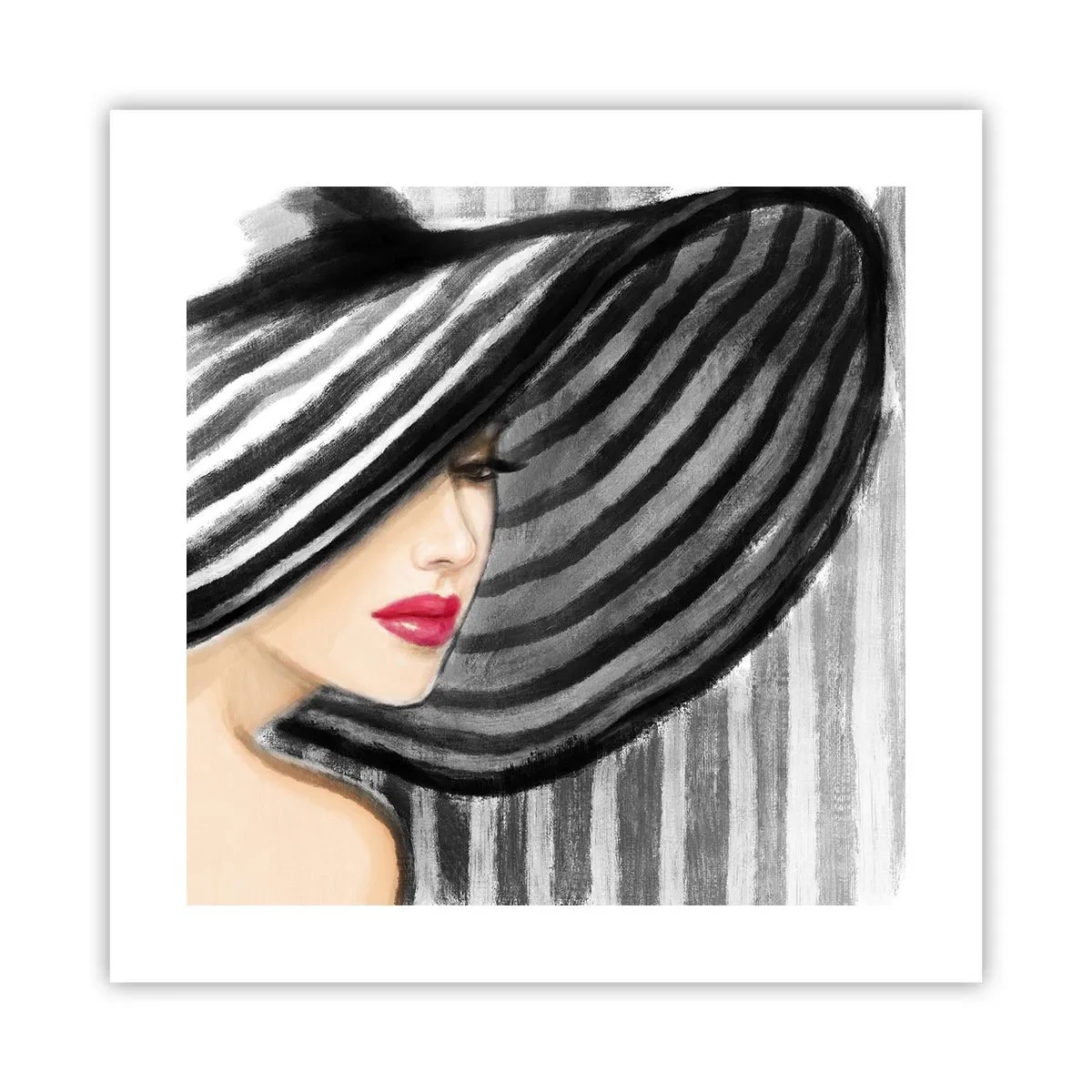 Plakat - Hvor kan jeg finde dig? - 40x40 cm