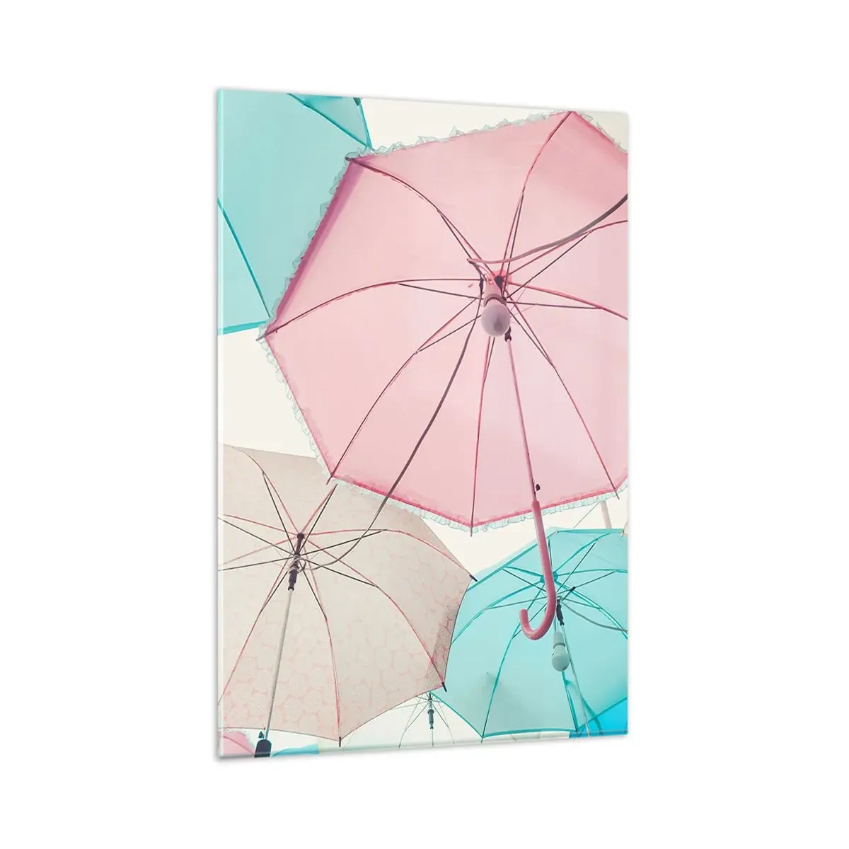 Billede på glas - Nogle gange solskin, andre gange regn - 80x120 cm