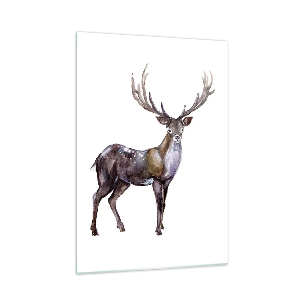 Billede på glas - Kongen af den nordlige ødemark - 50x70 cm