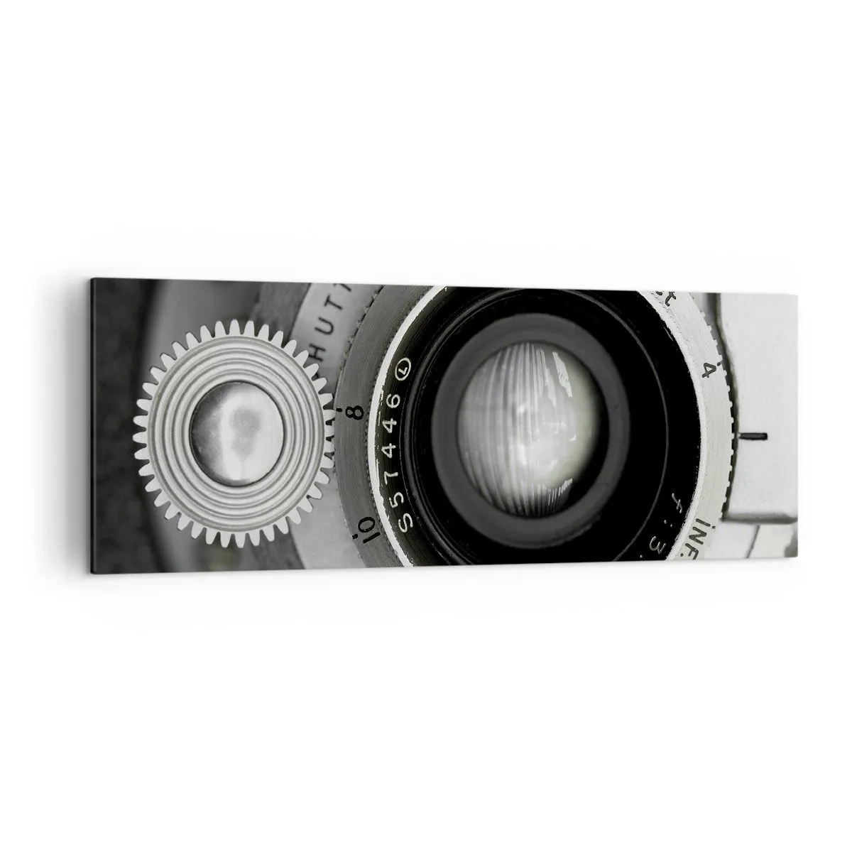 Lærredstryk - Billede på lærred - Historien om Hollywood - 140x50 cm