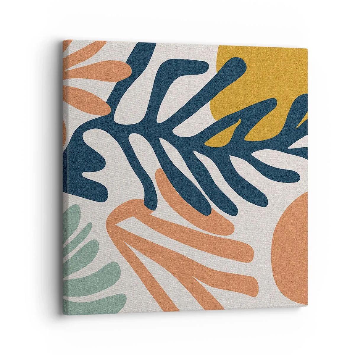 Lærredstryk - Billede på lærred - Koralhav - 30x30 cm