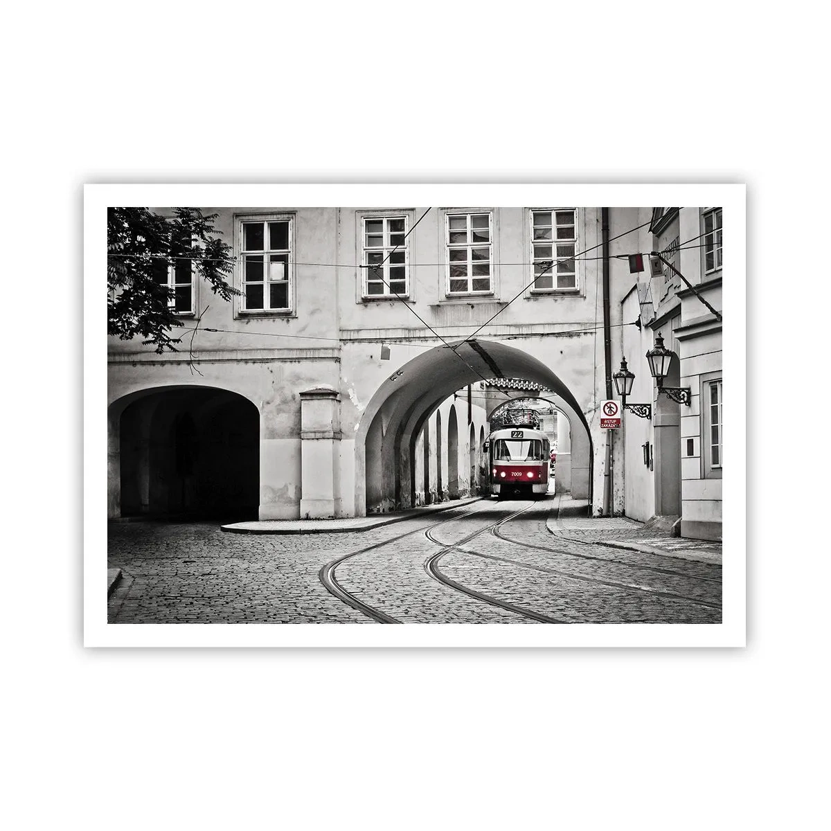 Plakat - Gennem byens labyrint - 100x70 cm