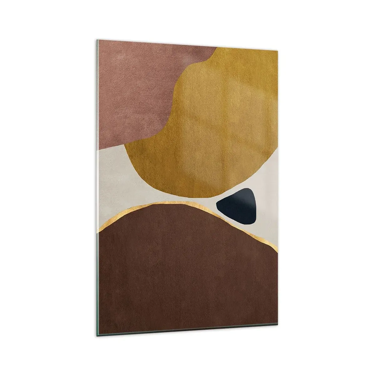 Billede på glas - Abstraktion - et sted i rummet - 80x120 cm