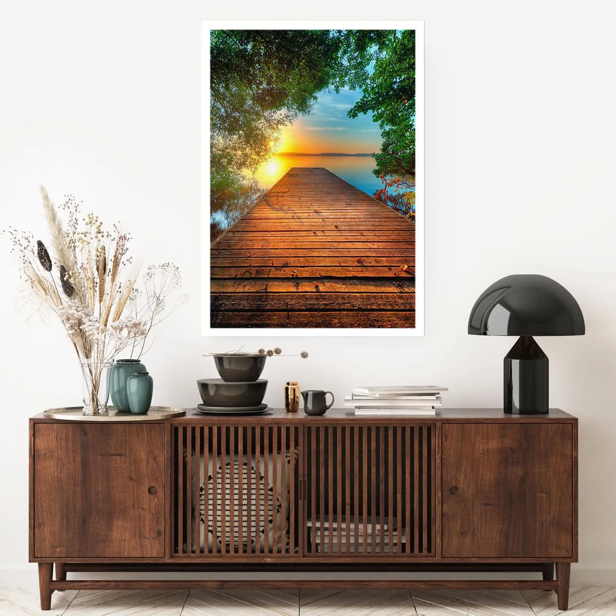 Plakat - Tag dig god tid, sæt dig ned - 70x100 cm