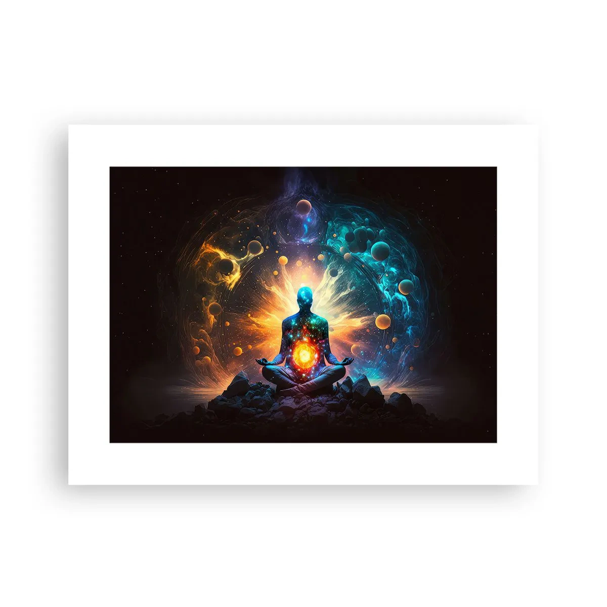 Plakat - Kosmisk ro - 40x30 cm