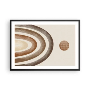 Plakat i sort ramme - I en galakse langt, langt væk - 70x50 cm
