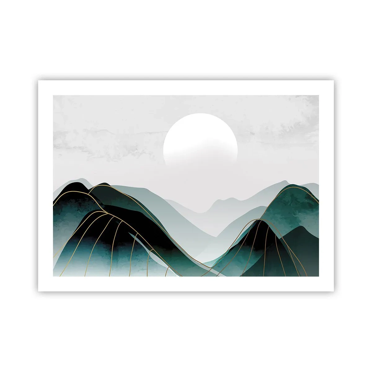 Plakat - I fuld majestæt - 70x50 cm