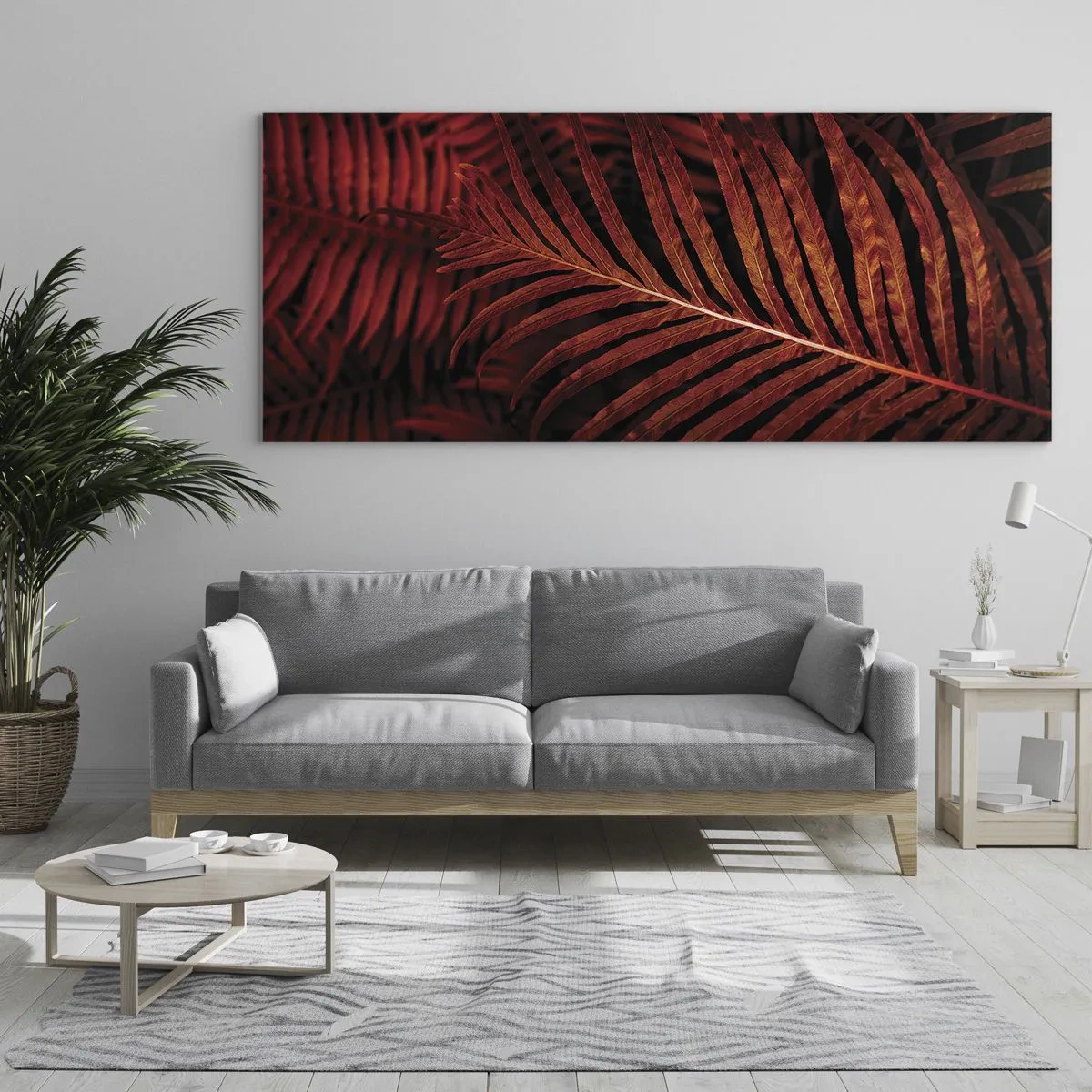 Billede på glas - Livets varme - 120x50 cm