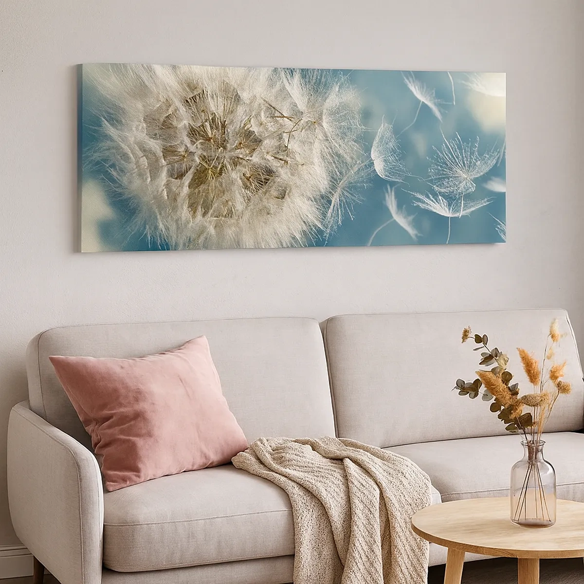 Lærredstryk - Billede på lærred - En engels åndedræt - 30x30 cm