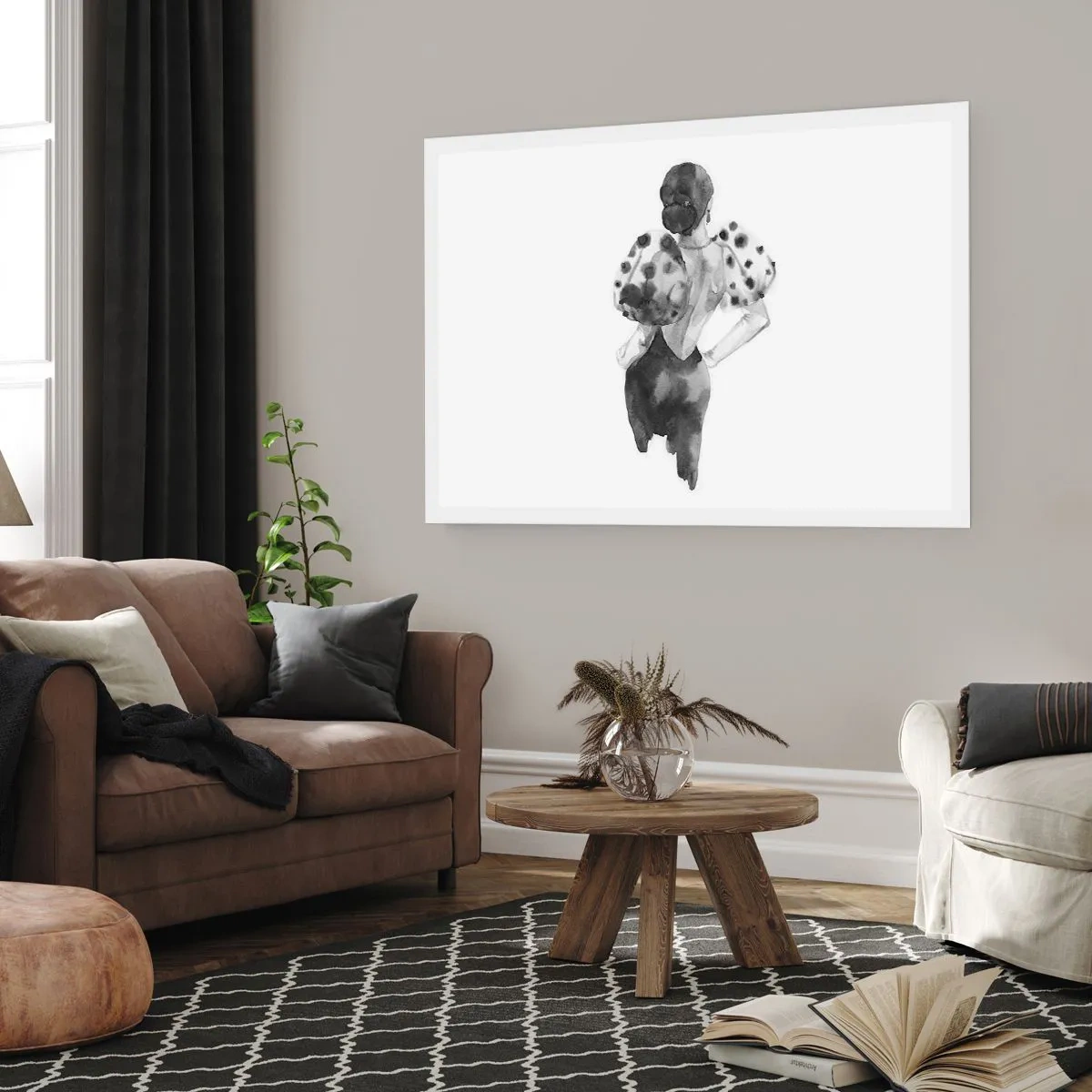 Plakat - Den gik lige forbi - 100x70 cm