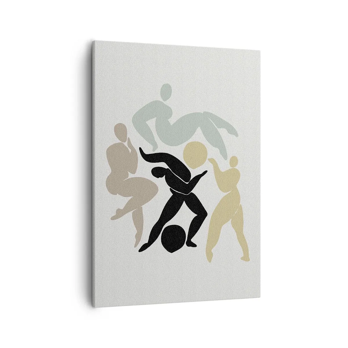 Lærredstryk - Billede på lærred - Bevægelse for sundhed og skønhed - 50x70 cm