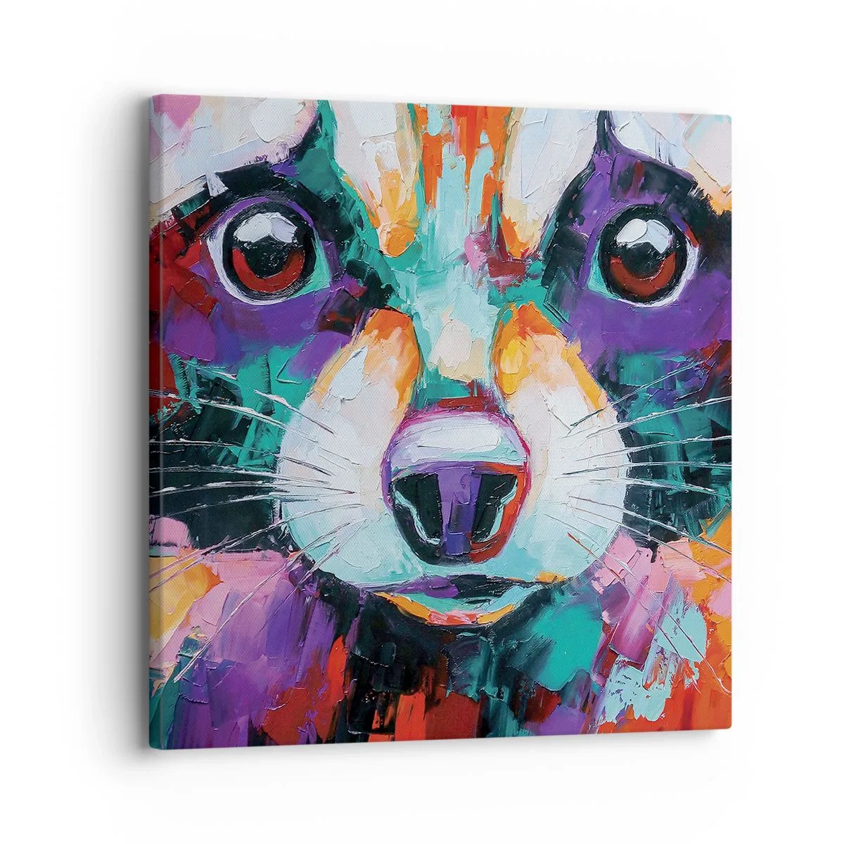 Lærredstryk - Billede på lærred - Kun gode følelser - 30x30 cm