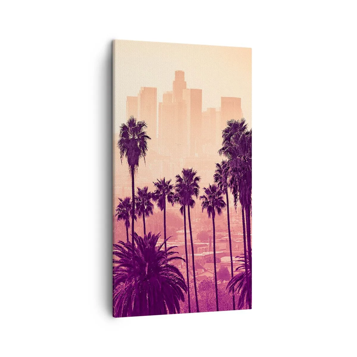 Lærredstryk - Billede på lærred - Landskab i Californien - 45x80 cm
