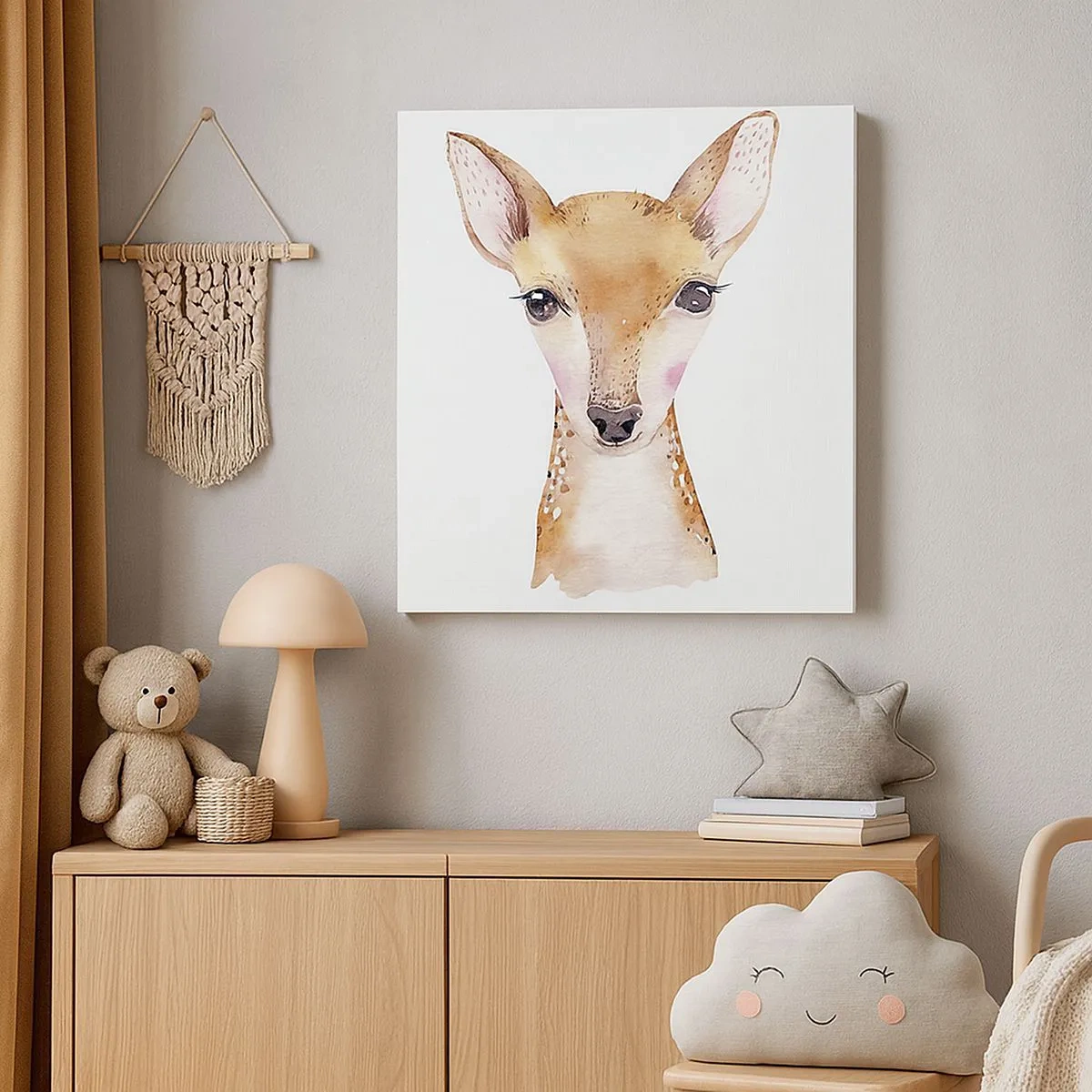 Lærredstryk - Billede på lærred - Uskyldighedens natur - 30x30 cm