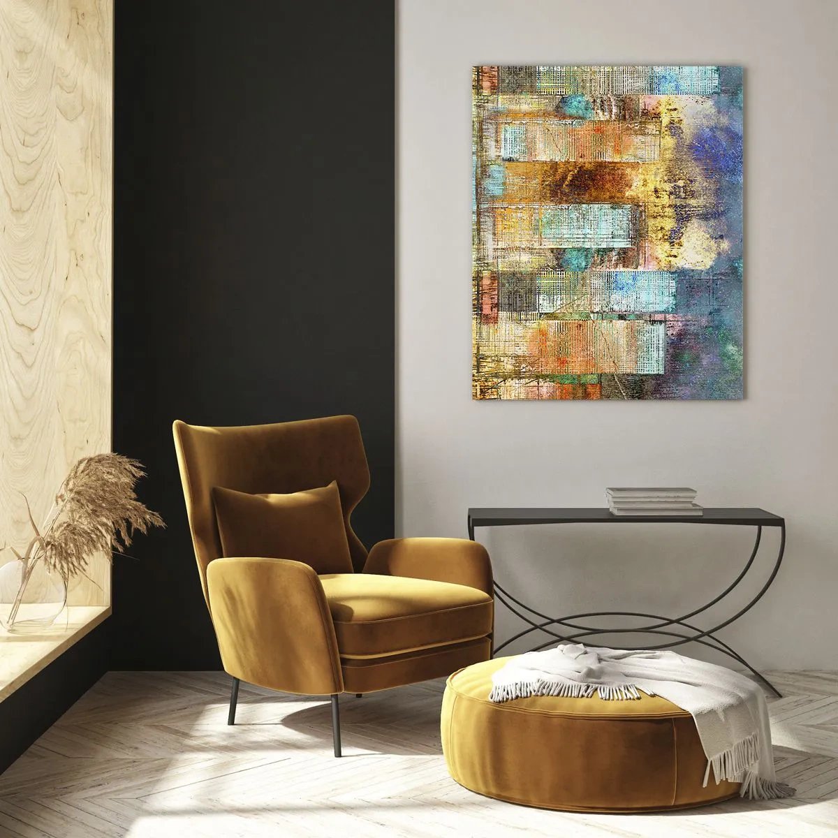 Billede på glas - Solrig metropol - 80x120 cm