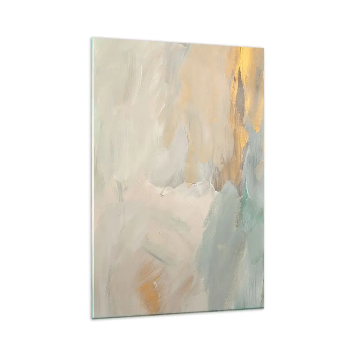 Billede på glas - Abstraktion - blidhedens land - 80x120 cm