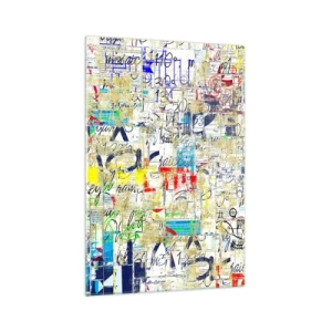 Billede på glas - Simpelthen en fryd for øjet - 70x100 cm