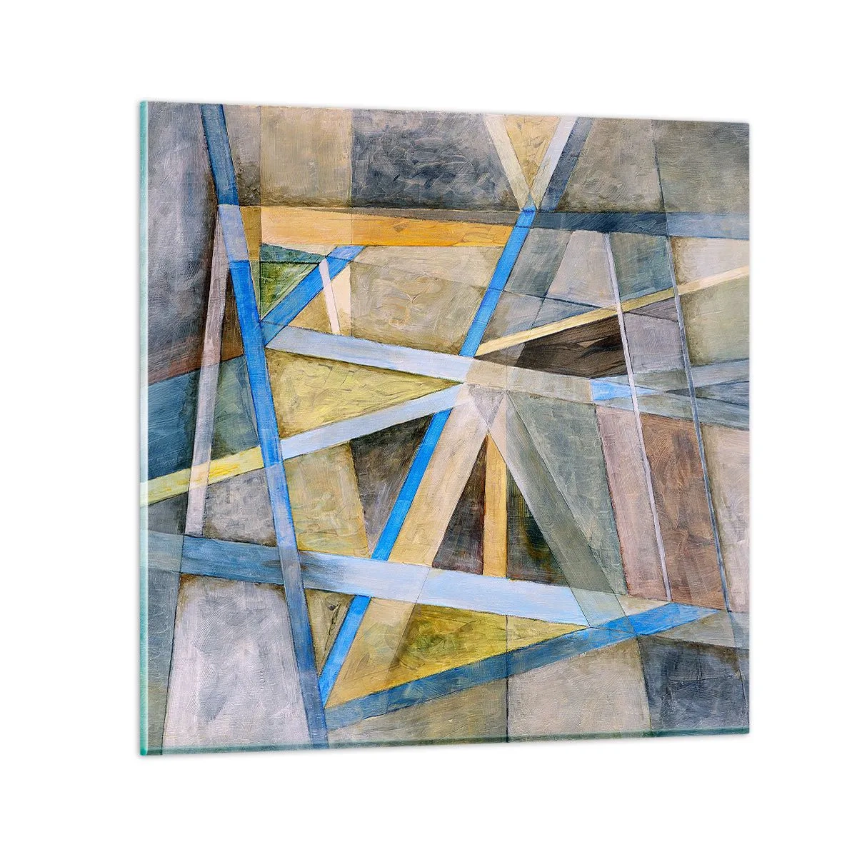 Billede på glas - Lige eller skråt? - 30x30 cm