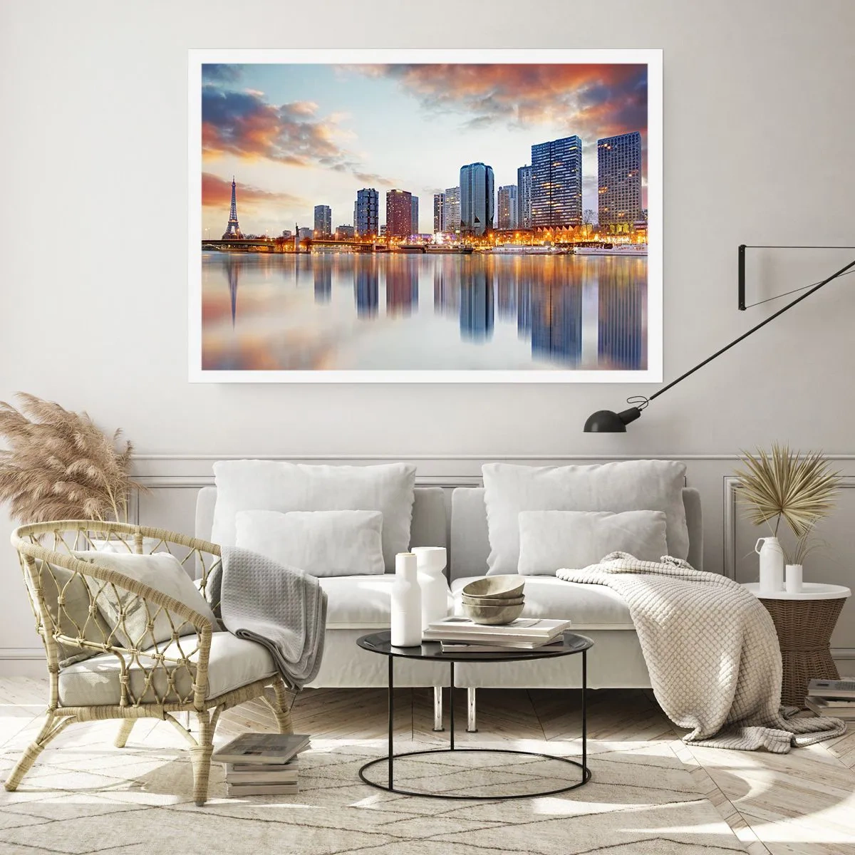 Plakat - Den monumentale ro i Paris - 100x70 cm