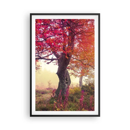 Plakat i sort ramme - Et væld af blomstring - 61x91 cm